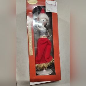 Vintage Wonderland Tradition 9" Glass Hanging Ornament